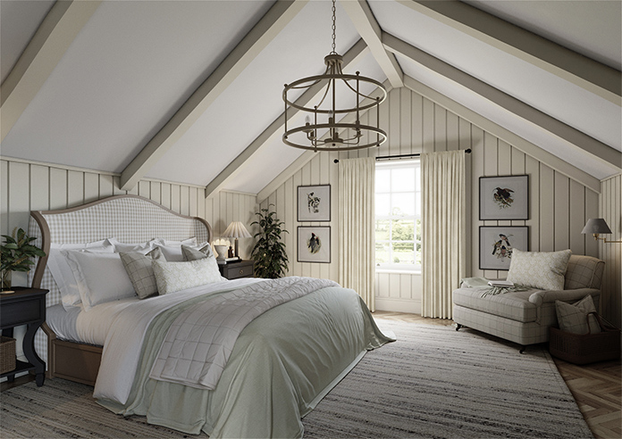 Florence Faux Suede, Stone - Made to Measure Curtains - Image 7